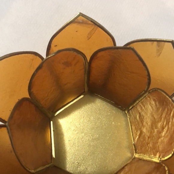 Capiz Shell Tea Light Holder Set of 3 - Picture 3 of 7